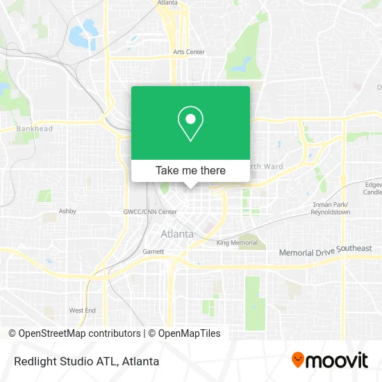 Mapa de Redlight Studio ATL