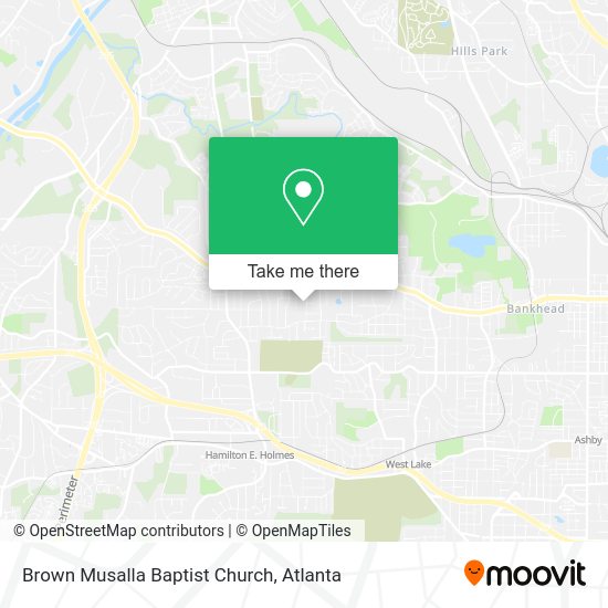Brown Musalla Baptist Church map