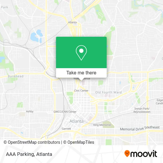 AAA Parking map