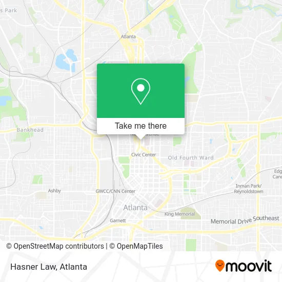 Hasner Law map