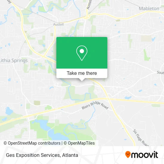 Ges Exposition Services map