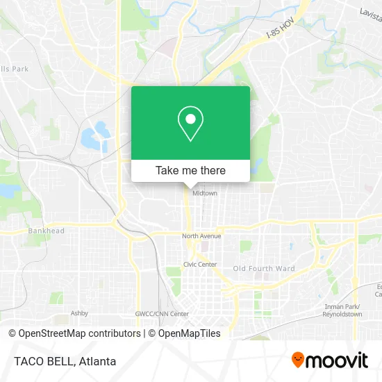 Mapa de TACO BELL