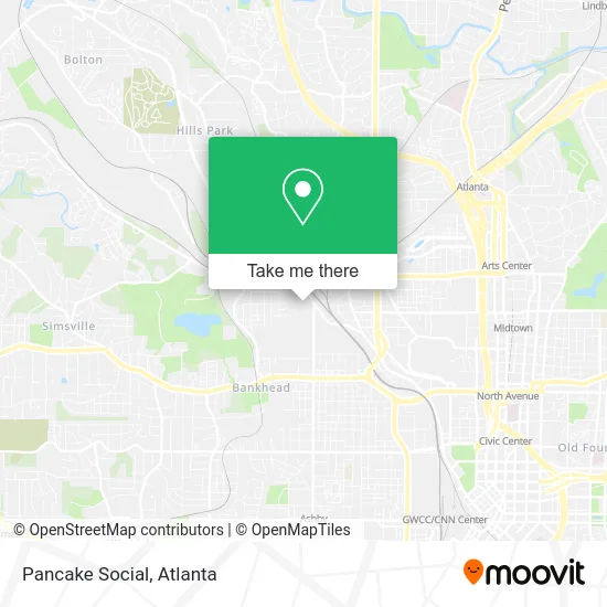 Pancake Social map