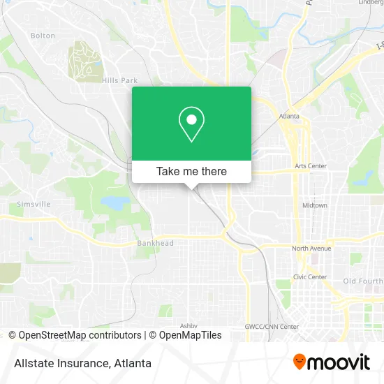 Allstate Insurance map
