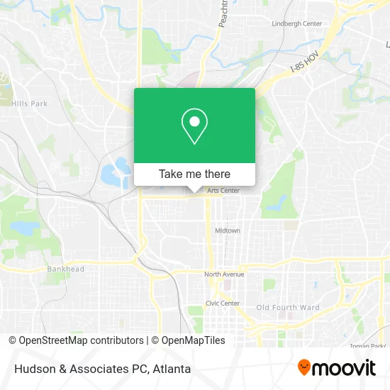 Mapa de Hudson & Associates PC