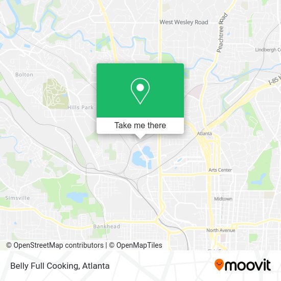 Mapa de Belly Full Cooking