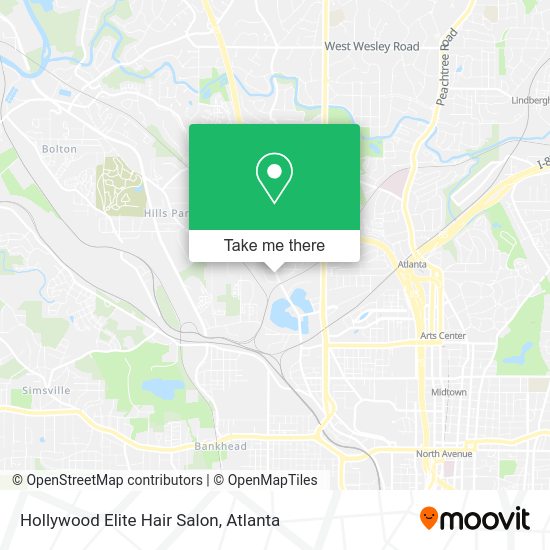 Hollywood Elite Hair Salon map