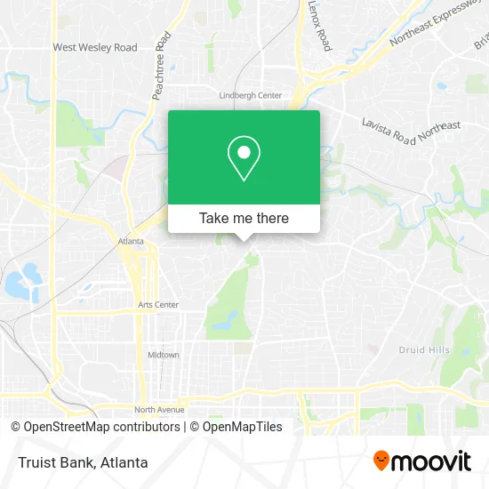 Truist Bank map