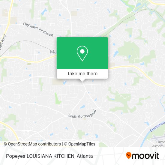 Popeyes LOUISIANA KITCHEN map