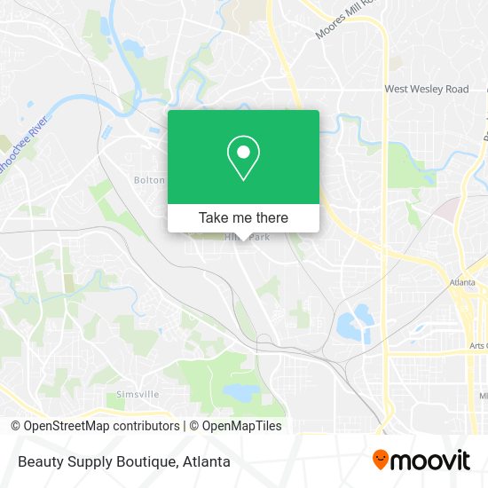 Beauty Supply Boutique map