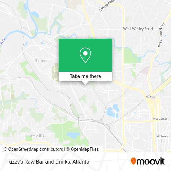 Fuzzy's Raw Bar and Drinks map