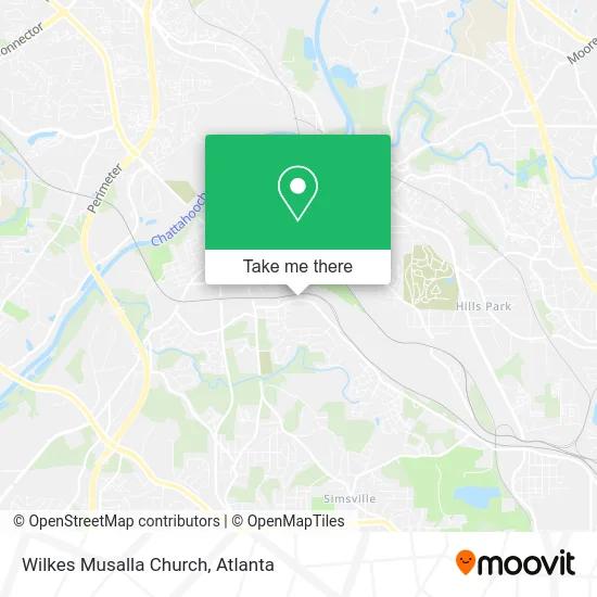 Mapa de Wilkes Musalla Church