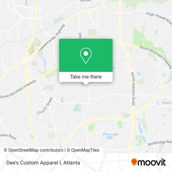 Mapa de Dee's Custom Apparel I