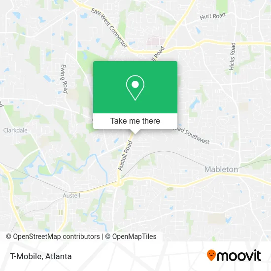 T-Mobile map