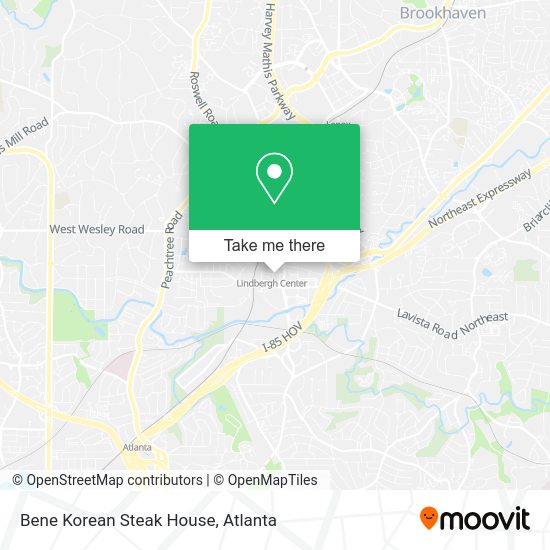 Bene Korean Steak House map