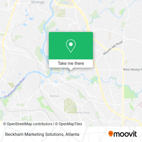 Beckham Marketing Solutions map