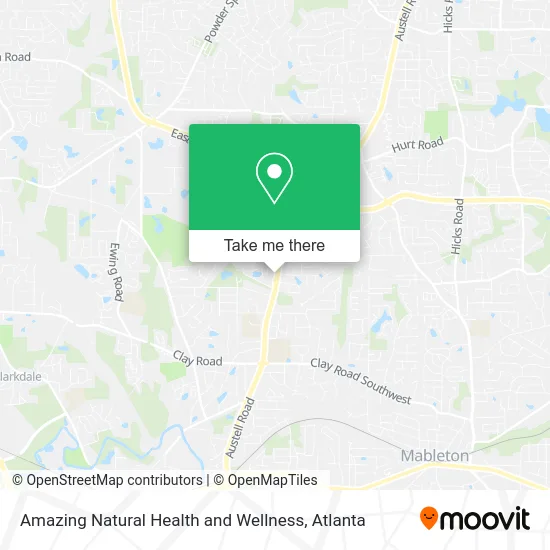 Mapa de Amazing Natural Health and Wellness