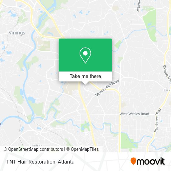Mapa de TNT Hair Restoration