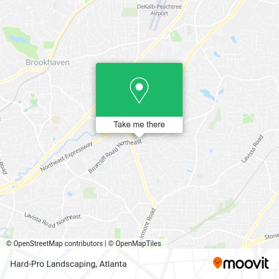 Hard-Pro Landscaping map