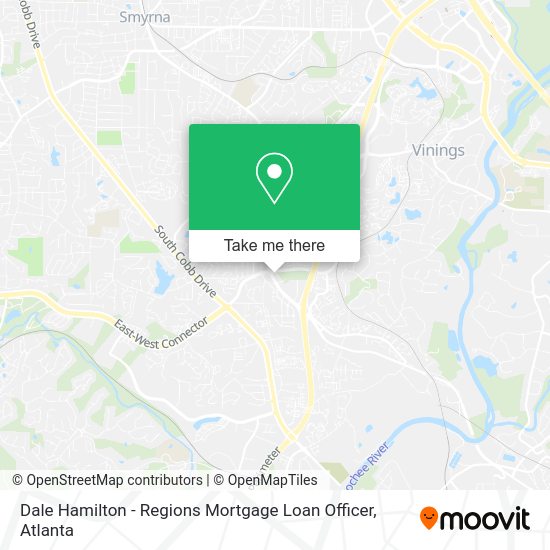 Mapa de Dale Hamilton - Regions Mortgage Loan Officer