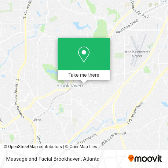 Mapa de Massage and Facial Brookhaven