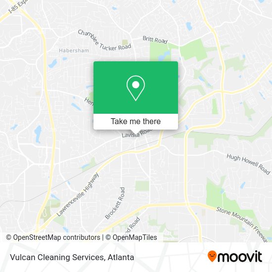 Mapa de Vulcan Cleaning Services