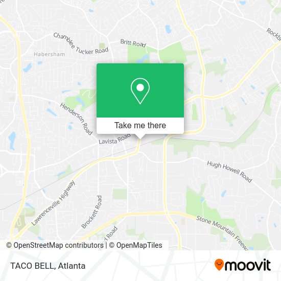 TACO BELL map