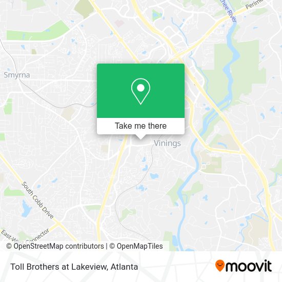 Toll Brothers at Lakeview map