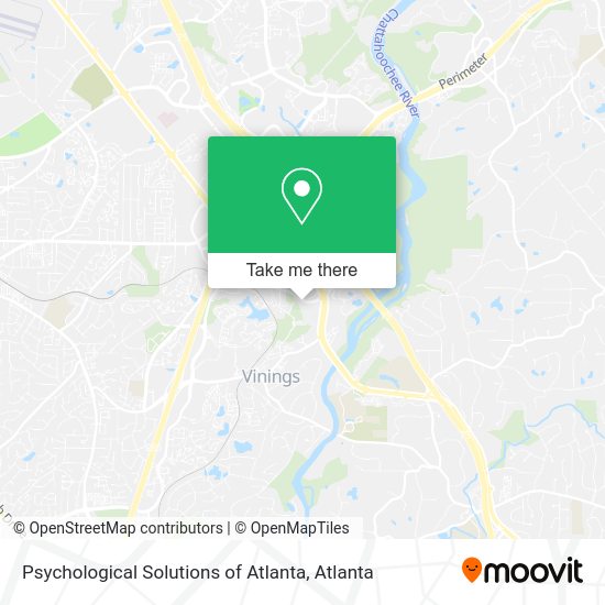 Psychological Solutions of Atlanta map