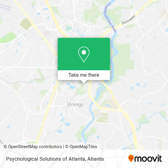 Psychological Solutions of Atlanta map