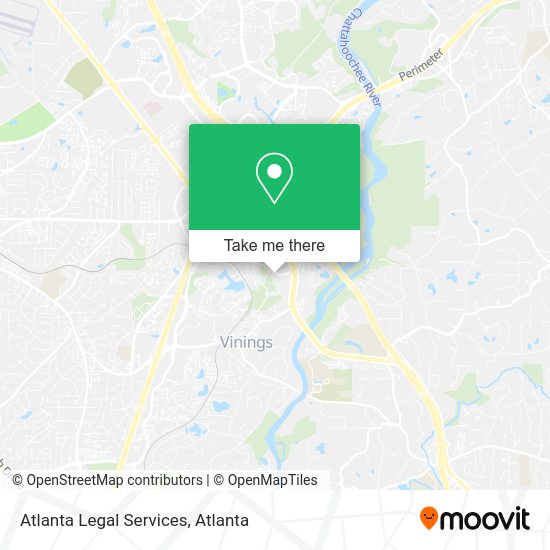 Atlanta Legal Services map
