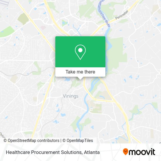 Healthcare Procurement Solutions map