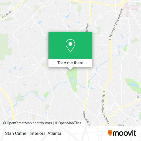 Stan Cathell Interiors map