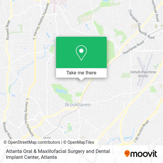 Atlanta Oral & Maxillofacial Surgery and Dental Implant Center map