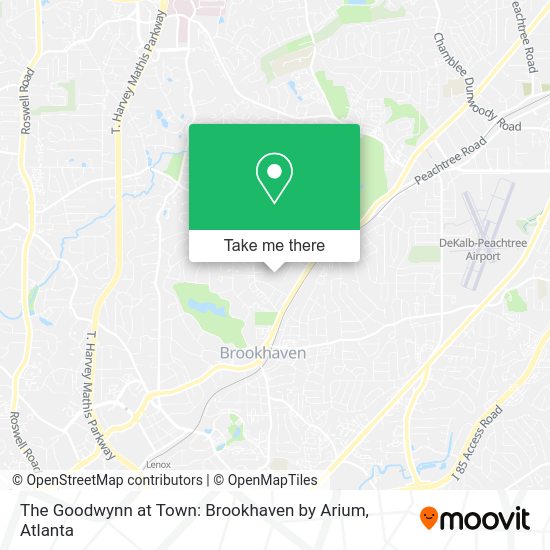 The Goodwynn at Town: Brookhaven by Arium map