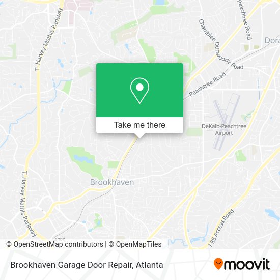 Brookhaven Garage Door Repair map