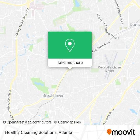 Healthy Cleaning Solutions map