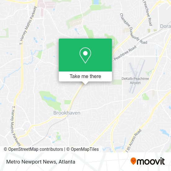 Mapa de Metro Newport News
