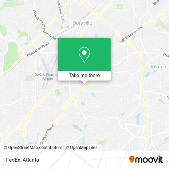 Mapa de FedEx