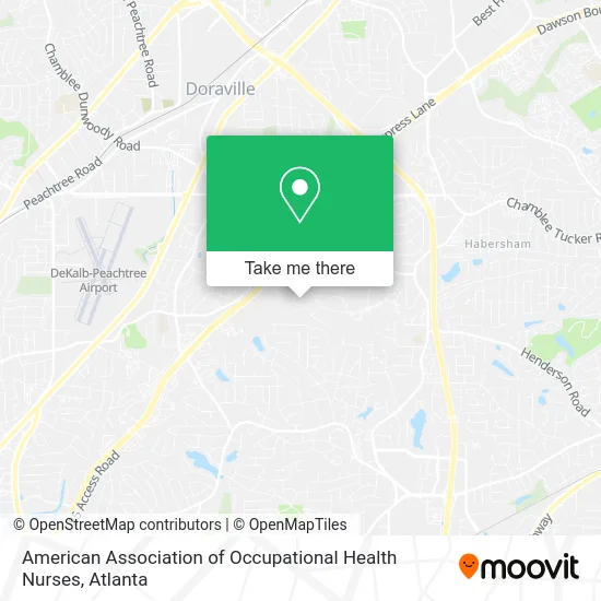 Mapa de American Association of Occupational Health Nurses