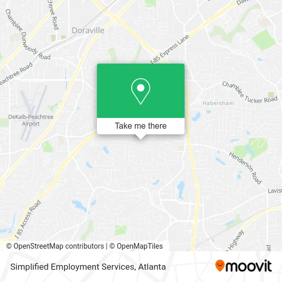 Mapa de Simplified Employment Services