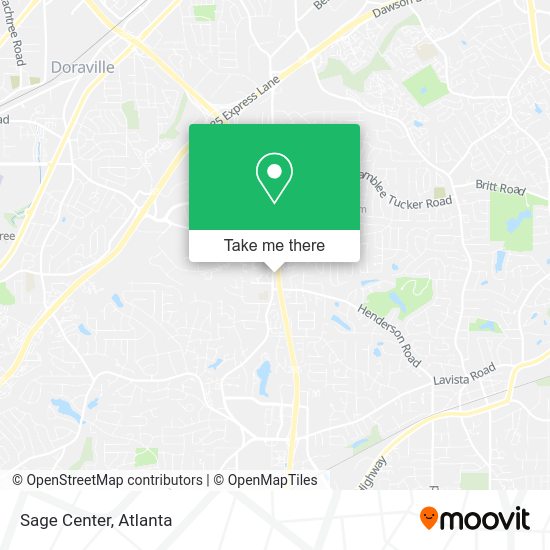 Mapa de Sage Center