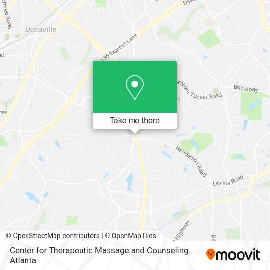Mapa de Center for Therapeutic Massage and Counseling