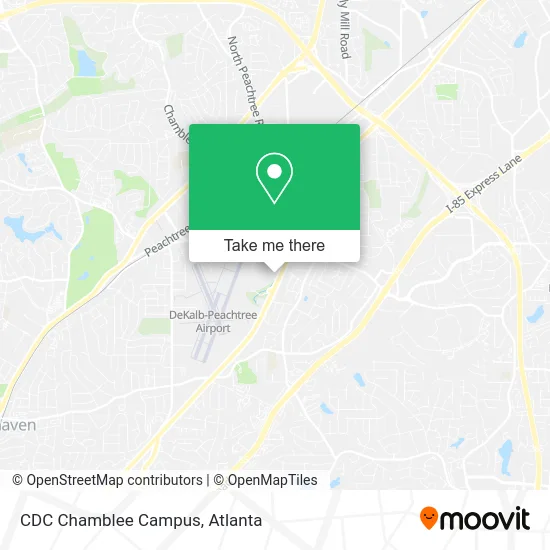 CDC Chamblee Campus map
