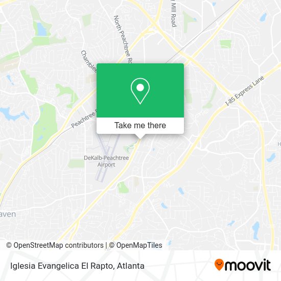 Iglesia Evangelica El Rapto map
