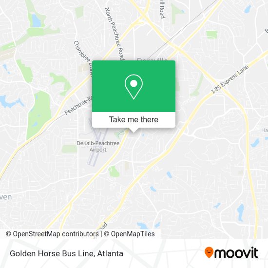 Golden Horse Bus Line map