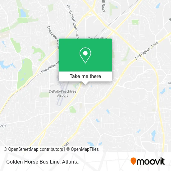 Mapa de Golden Horse Bus Line