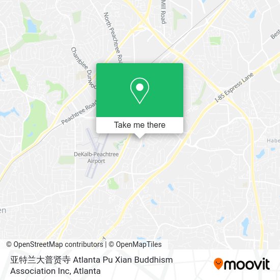 亚特兰大普贤寺 Atlanta Pu Xian Buddhism Association Inc map