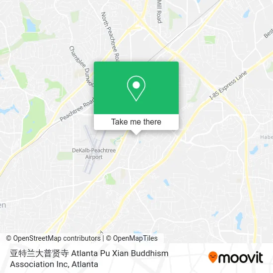Mapa de 亚特兰大普贤寺 Atlanta Pu Xian Buddhism Association Inc