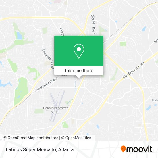 Mapa de Latinos Super Mercado